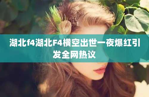 湖北f4湖北F4横空出世一夜爆红引发全网热议