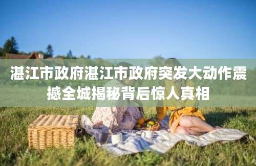 湛江市政府湛江市政府突发大动作震撼全城揭秘背后惊人真相