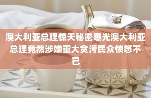 澳大利亚总理惊天秘密曝光澳大利亚总理竟然涉嫌重大贪污民众愤怒不已
