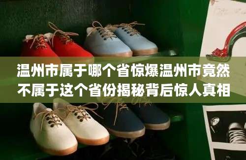 温州市属于哪个省惊爆温州市竟然不属于这个省份揭秘背后惊人真相