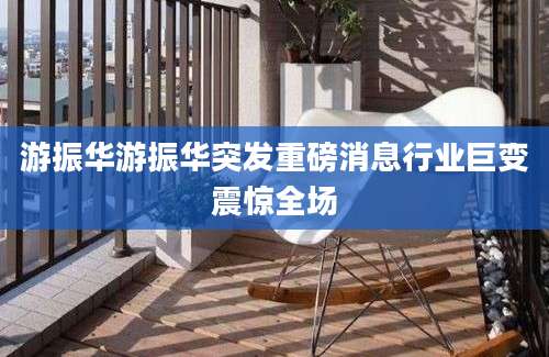 游振华游振华突发重磅消息行业巨变震惊全场