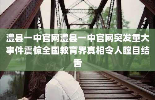澧县一中官网澧县一中官网突发重大事件震惊全国教育界真相令人瞠目结舌