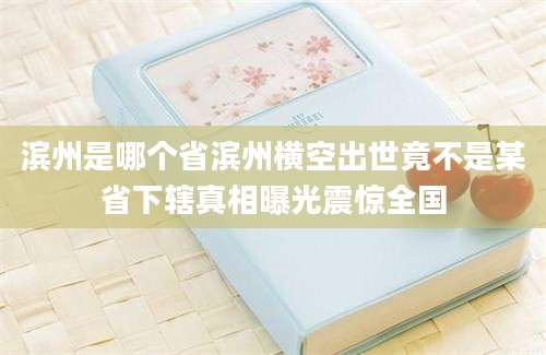 滨州是哪个省滨州横空出世竟不是某省下辖真相曝光震惊全国