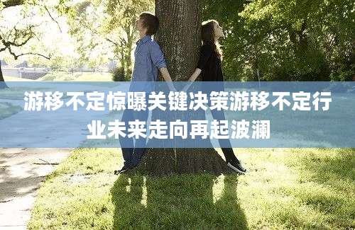 游移不定惊曝关键决策游移不定行业未来走向再起波澜