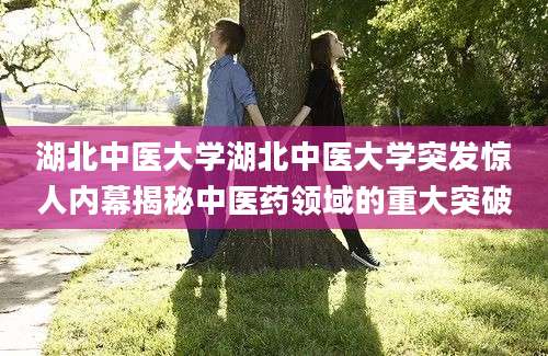 湖北中医大学湖北中医大学突发惊人内幕揭秘中医药领域的重大突破