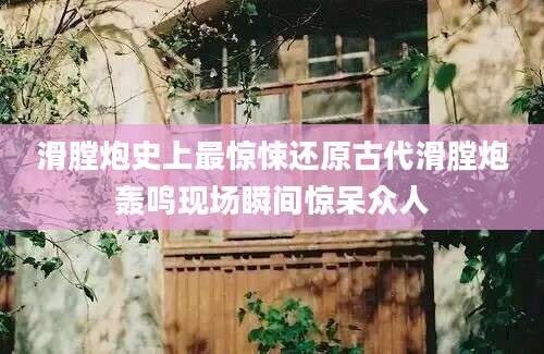 滑膛炮史上最惊悚还原古代滑膛炮轰鸣现场瞬间惊呆众人