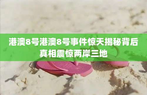 港澳8号港澳8号事件惊天揭秘背后真相震惊两岸三地