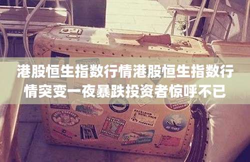 港股恒生指数行情港股恒生指数行情突变一夜暴跌投资者惊呼不已