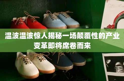 温波温波惊人揭秘一场颠覆性的产业变革即将席卷而来