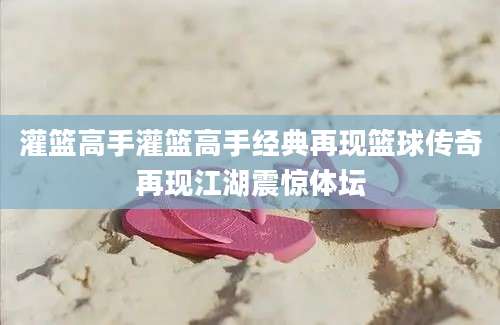 灌篮高手灌篮高手经典再现篮球传奇再现江湖震惊体坛