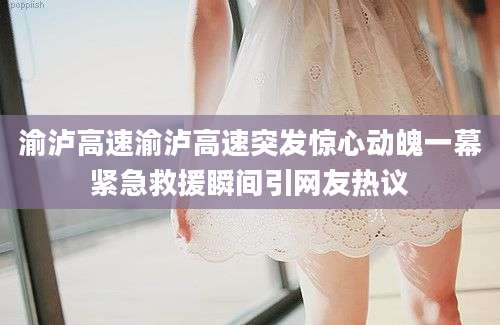 渝泸高速渝泸高速突发惊心动魄一幕紧急救援瞬间引网友热议