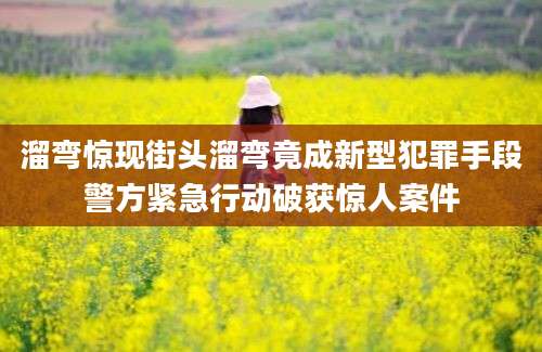 溜弯惊现街头溜弯竟成新型犯罪手段警方紧急行动破获惊人案件