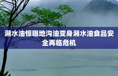 潲水油惊曝地沟油变身潲水油食品安全再临危机