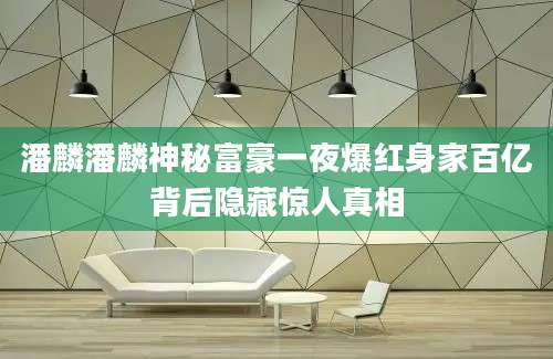 潘麟潘麟神秘富豪一夜爆红身家百亿背后隐藏惊人真相