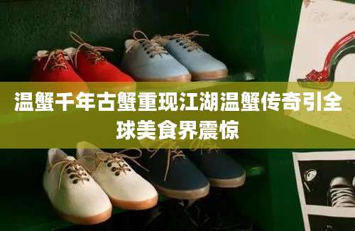 温蟹千年古蟹重现江湖温蟹传奇引全球美食界震惊