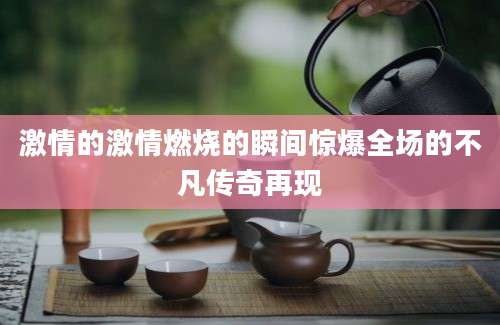 激情的激情燃烧的瞬间惊爆全场的不凡传奇再现